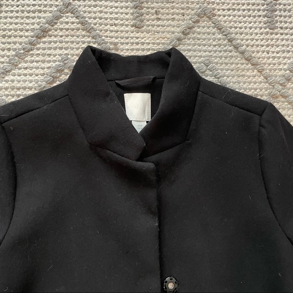 *SOLD* High neck belted coat - Picture 4 of 7